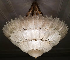 Paar Mid-Century Murano Kronleuchter Ceiling Lights
