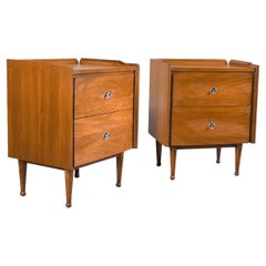 Pair Mid Century Nightstands Tables Mainline Hooker