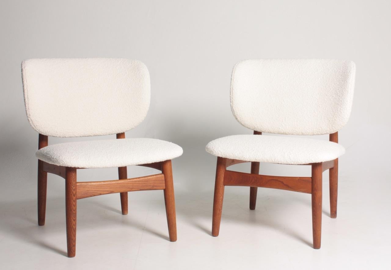 Pair of Midcentury of Lounge Chairs Designed by Kurt Østervig, Danish, 1950s In Good Condition In Lejre, DK