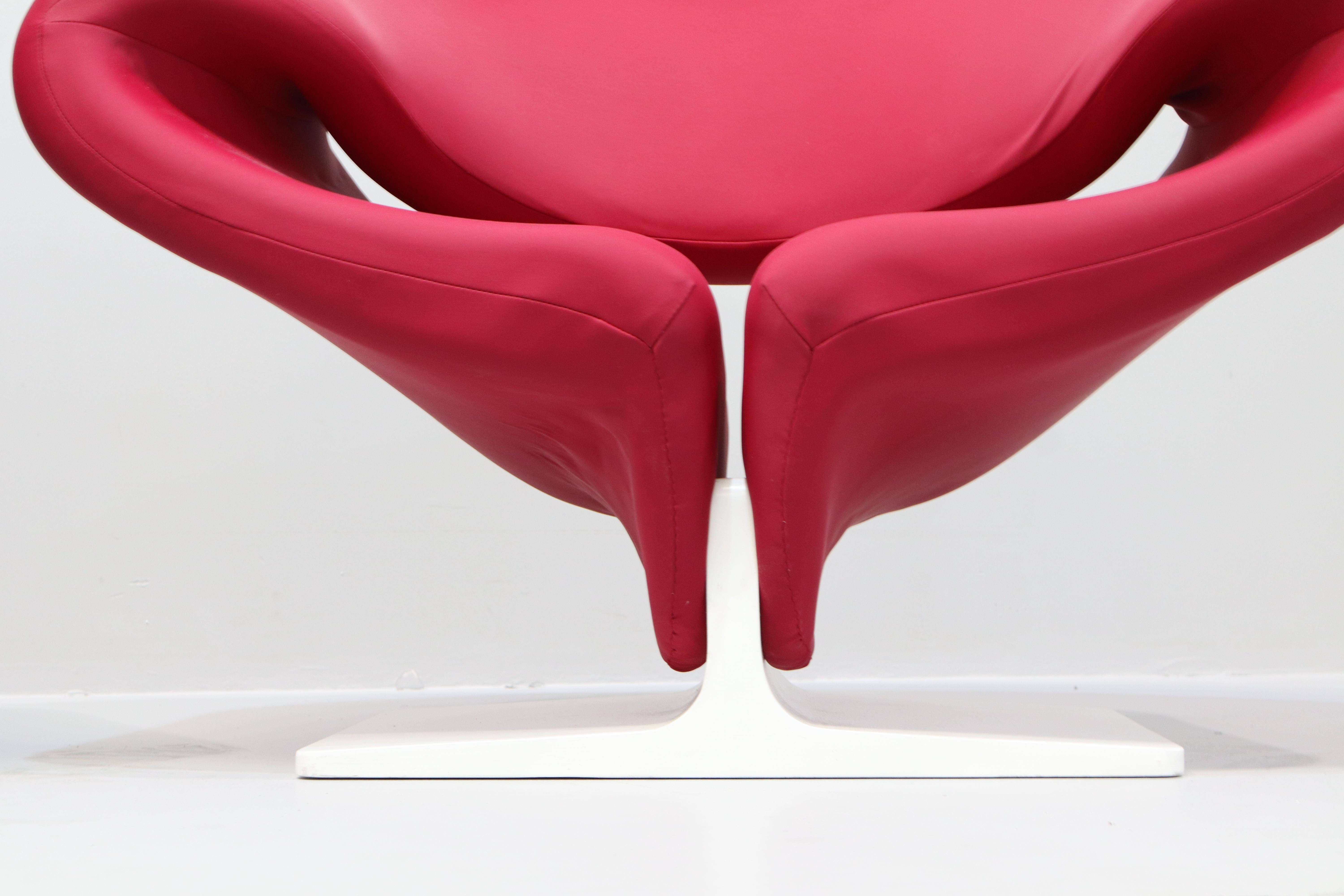 Paire de chaises à rubans du milieu du siècle par Pierre Paulin pour Artifort, 1960 Label Whit en vente 5