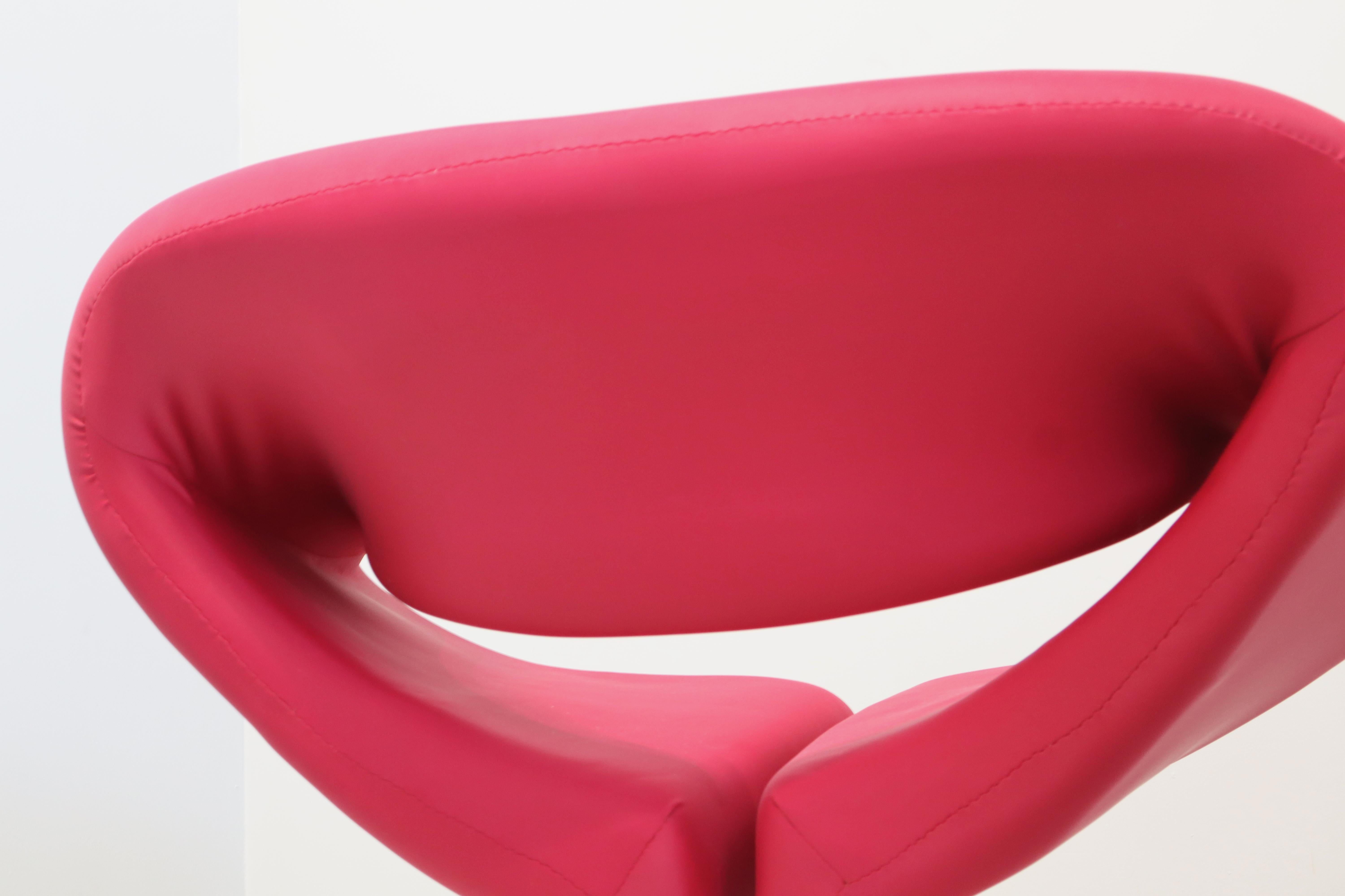 Paire de chaises à rubans du milieu du siècle par Pierre Paulin pour Artifort, 1960 Label Whit en vente 6