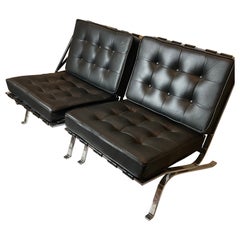 Coppia di sedie da salotto Robert Haussman #RH301 della metà del secolo scorso