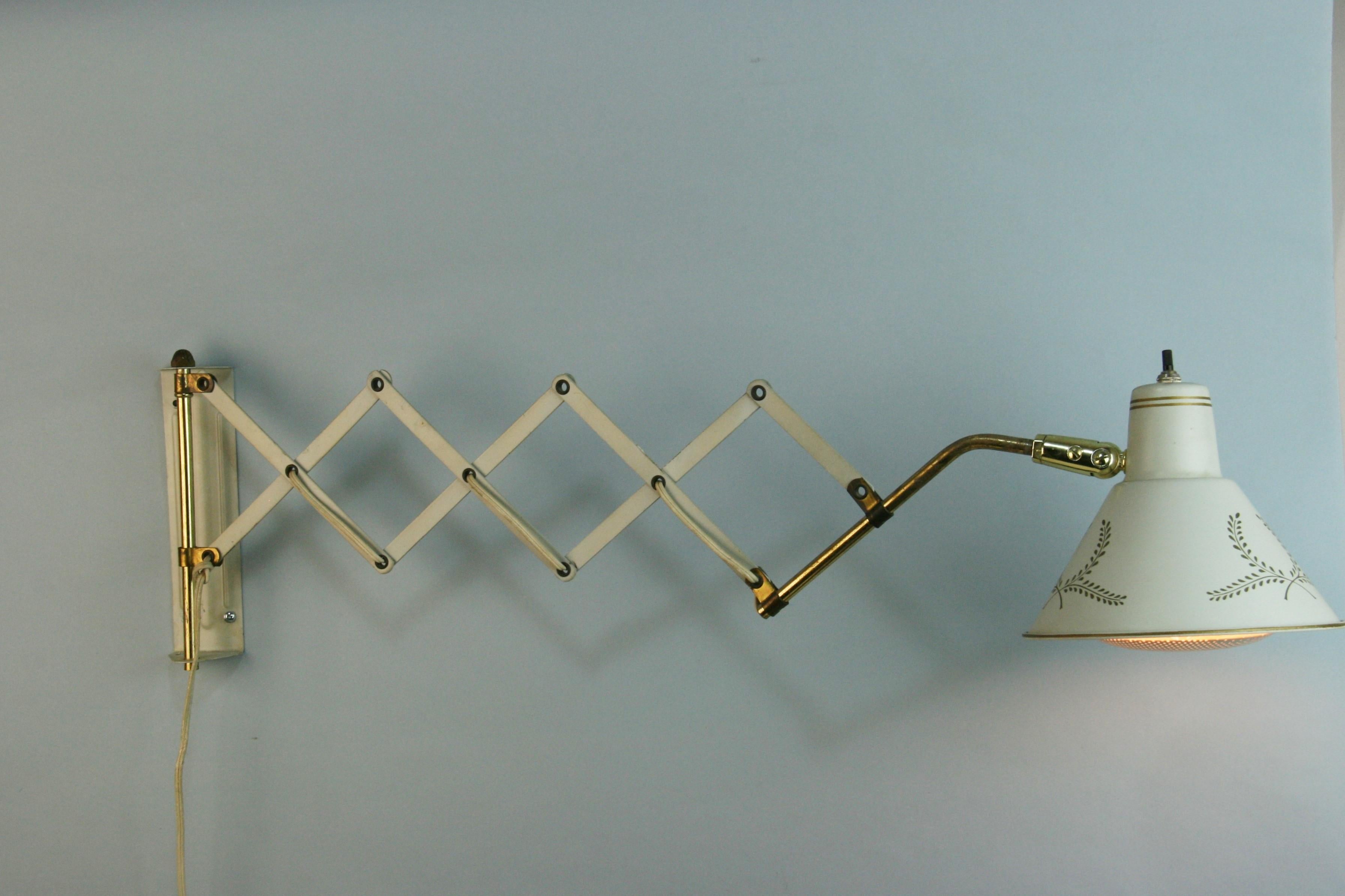  Mid Century Scissor Wall Lamps(2 available) For Sale 5