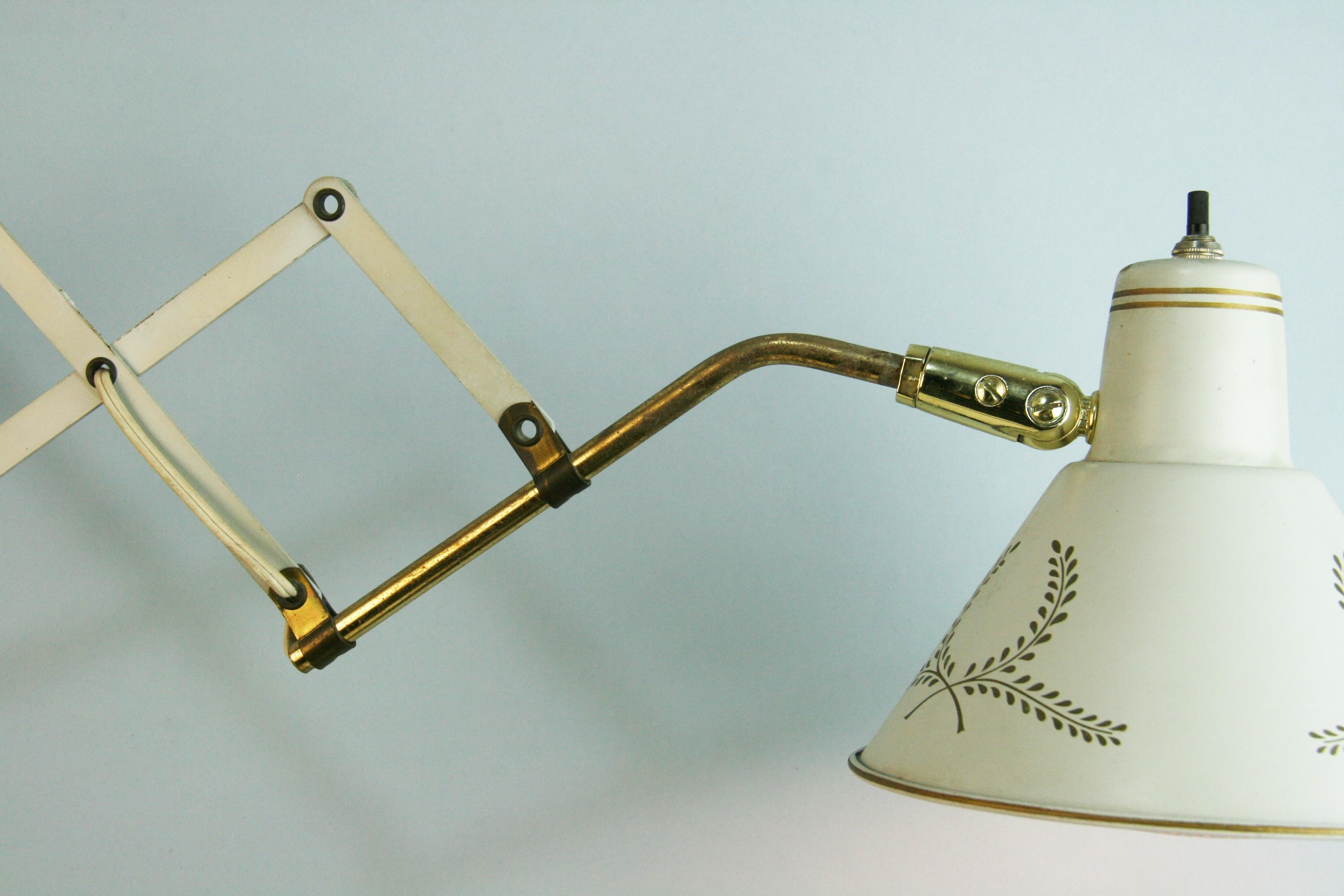  Mid Century Scissor Wall Lamps(2 available) For Sale 8