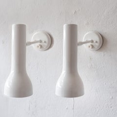 Paire d'appliques Mid Century SLZ Team for Swiss Lamps International Sconces Wall Lamps