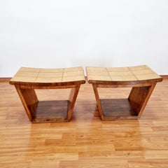 Pair Midcentury Stools by Osvaldo Borsani, Italy 50s