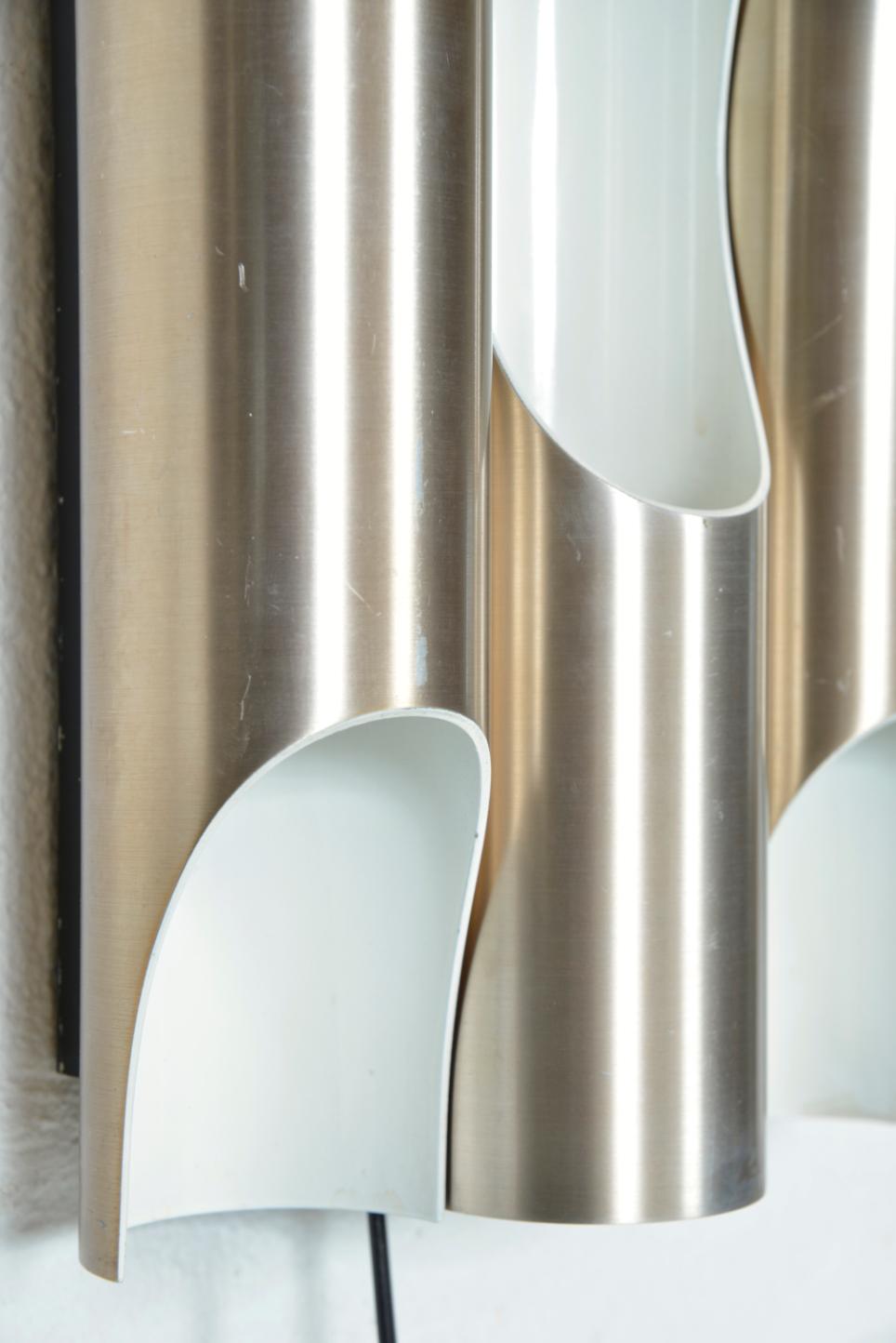 Paire de lampes murales hollandaises Raak Fuga du milieu du siècle 1960 Sconce Space Age Modernist en vente 9