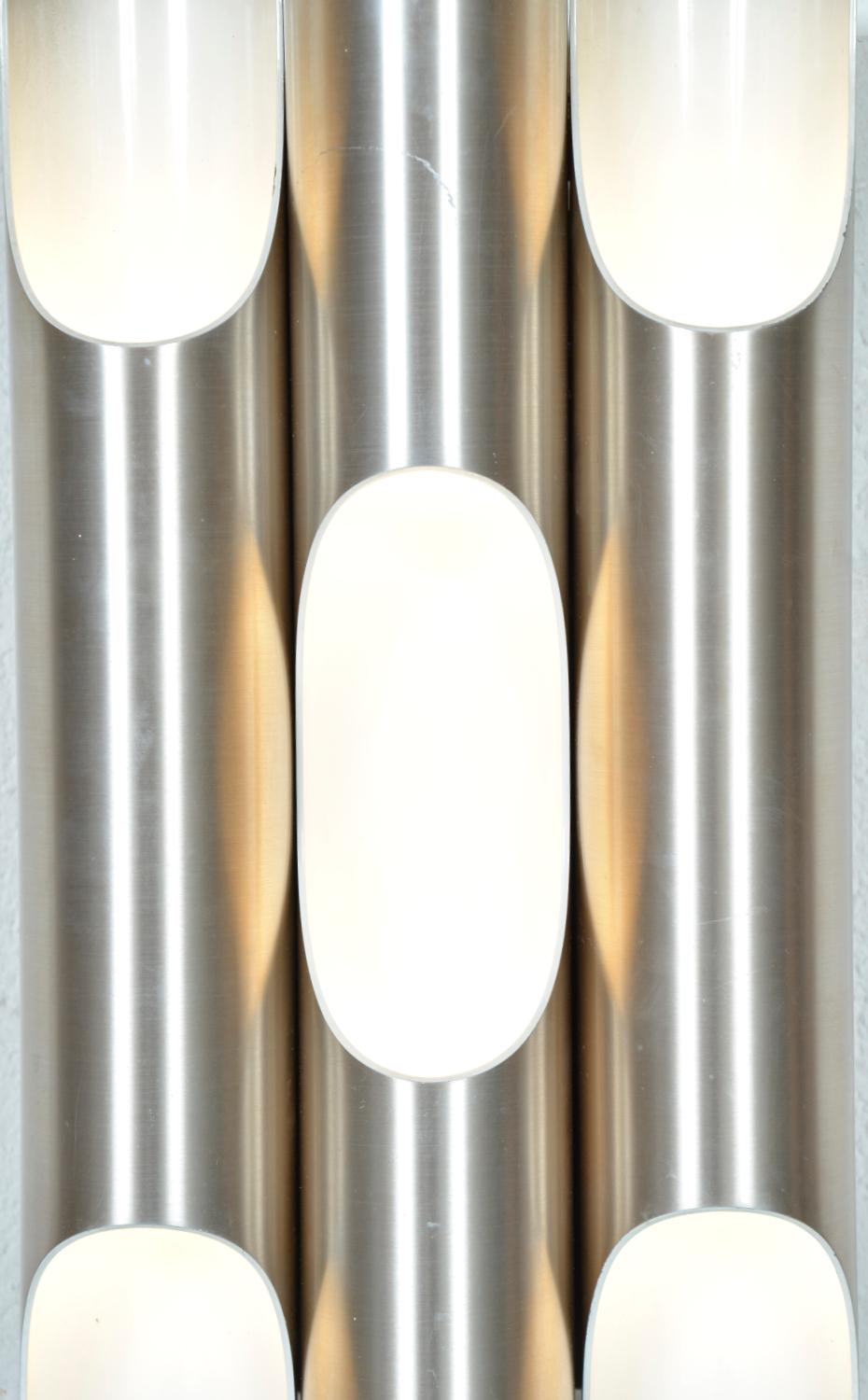 20ième siècle Paire de lampes murales hollandaises Raak Fuga du milieu du siècle 1960 Sconce Space Age Modernist en vente