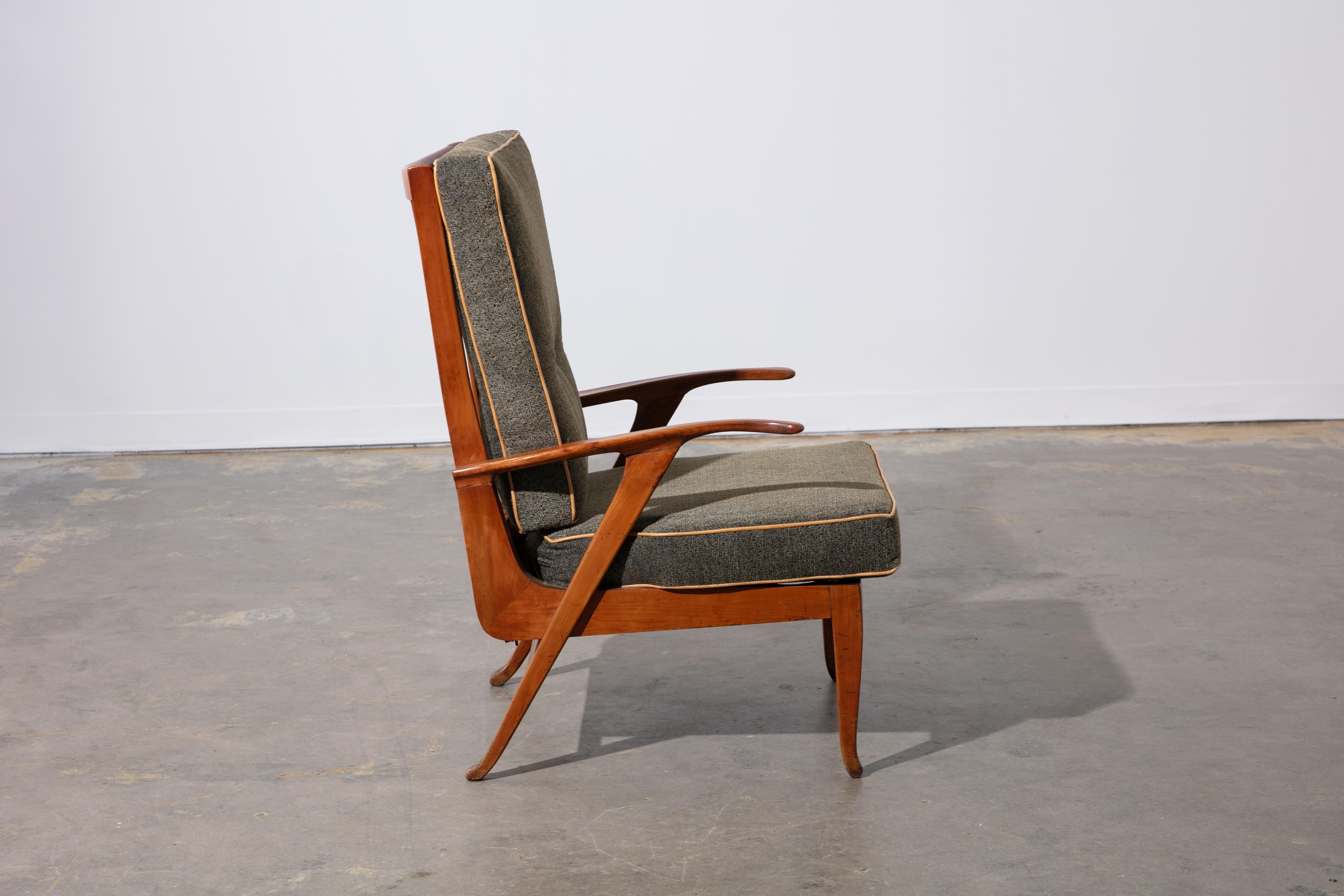 Pair Midcentury Modern 1960's Scandinavian Lounge Chairs For Sale 4