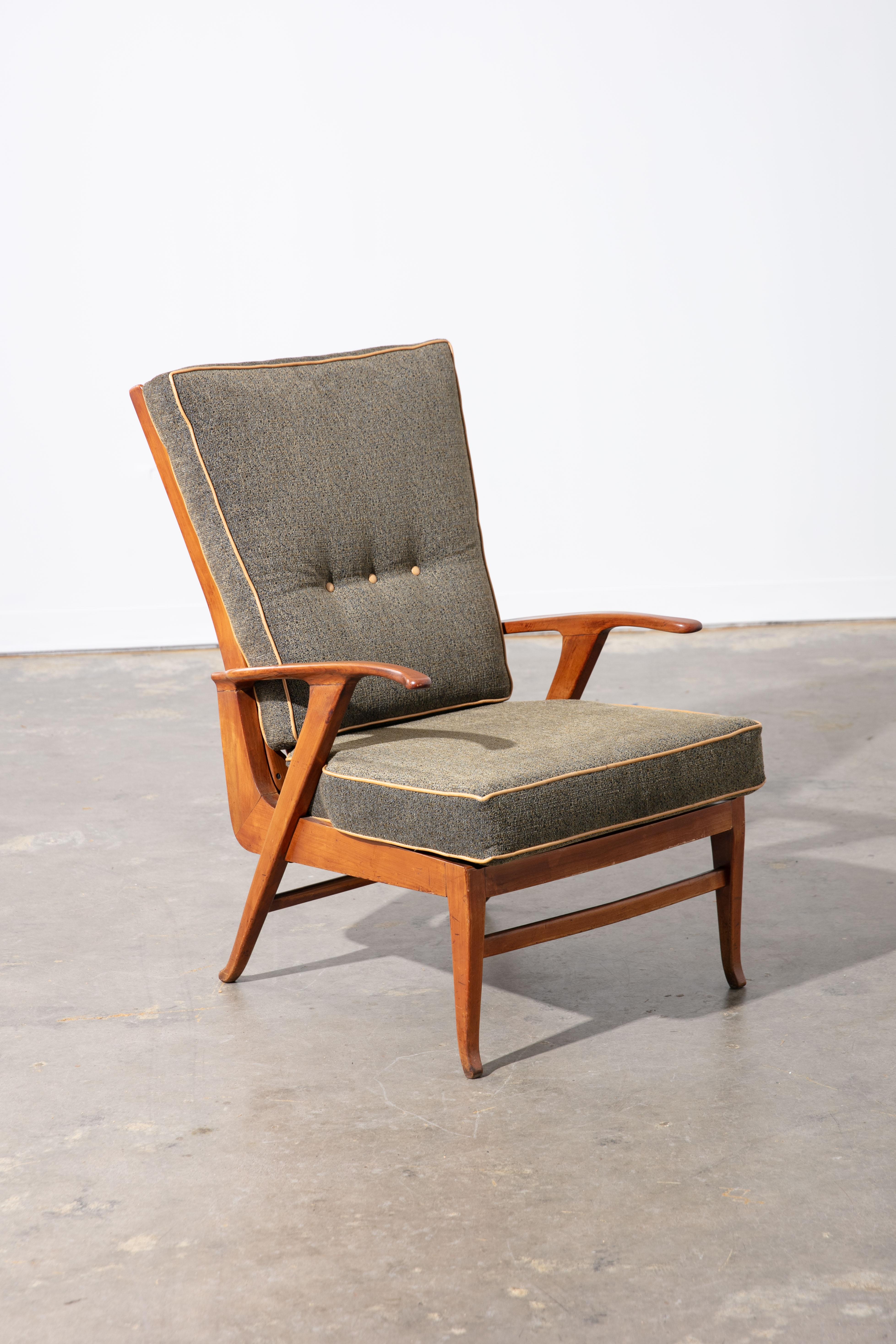 Pair Midcentury Modern 1960's Scandinavian Lounge Chairs For Sale 5