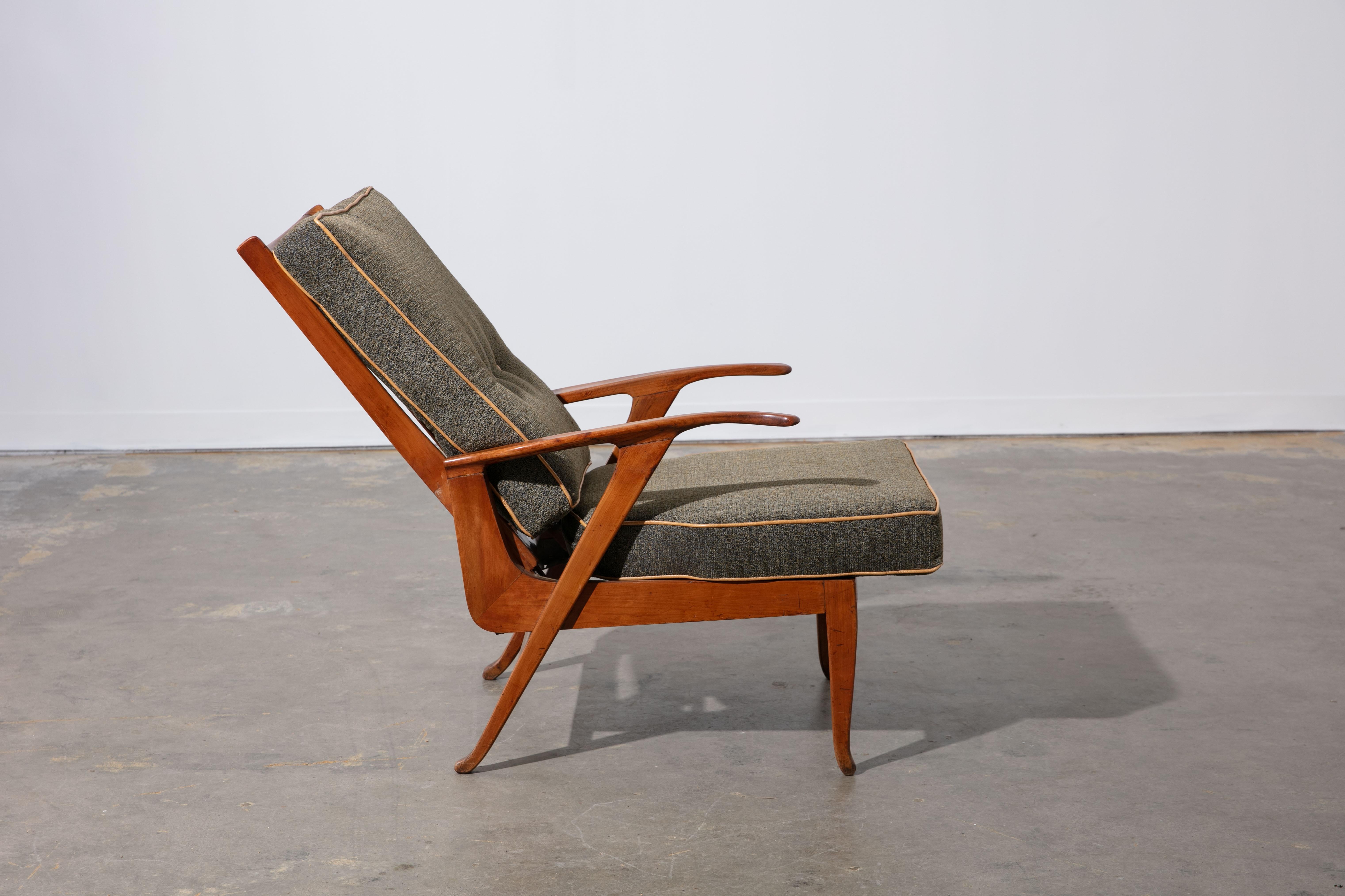 Pair Midcentury Modern 1960's Scandinavian Lounge Chairs For Sale 2