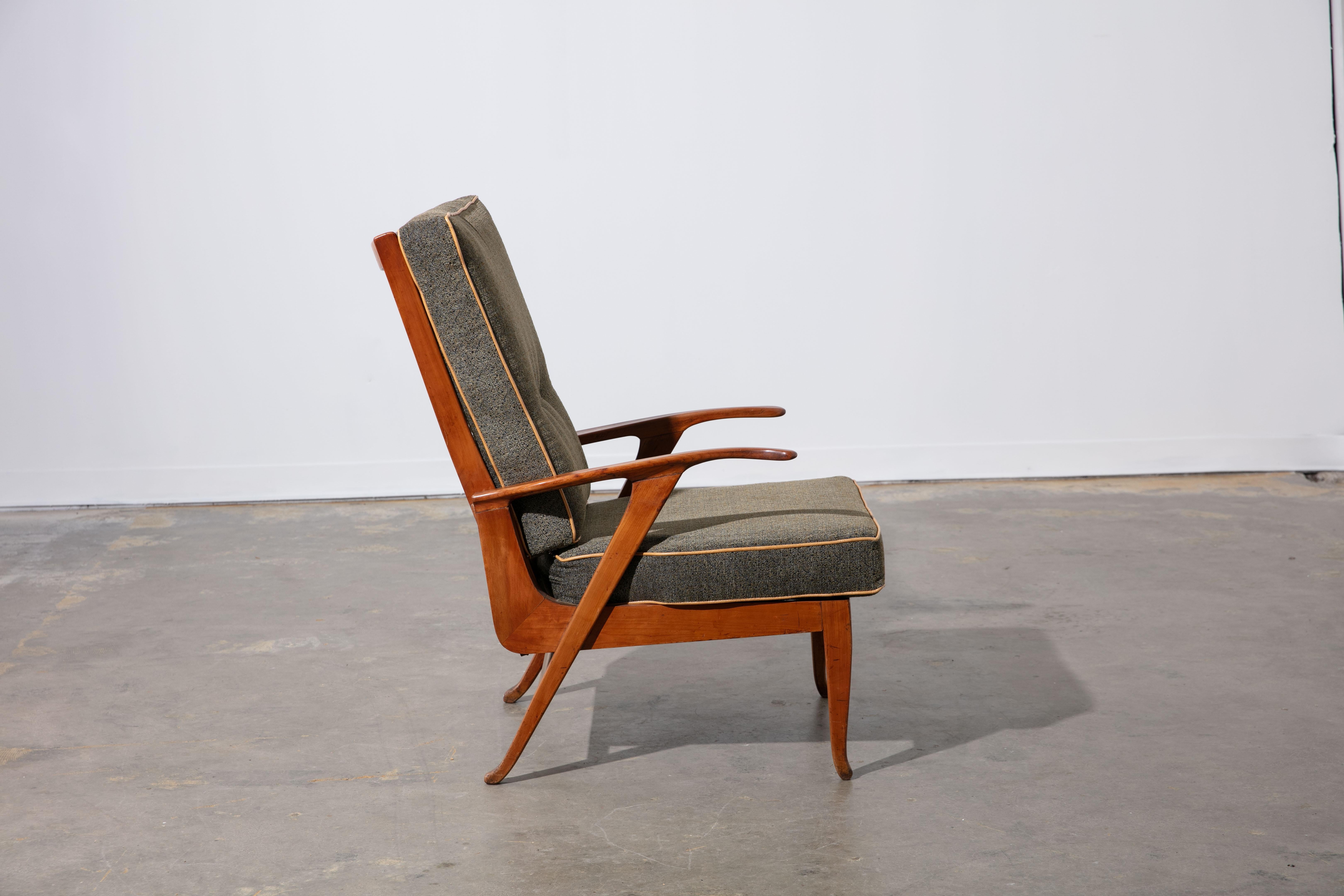 Pair Midcentury Modern 1960's Scandinavian Lounge Chairs For Sale 3