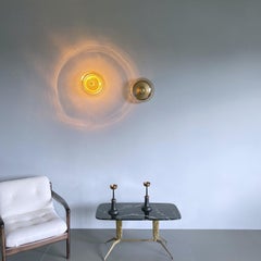 Pair of Midcentury Modern Bronze and Black Cast Iron Candlesticks, 1960s, France