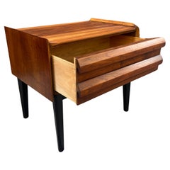 Pair Midcentury Modern Walnut Nightstands, Lane "First Edition" circa 1965