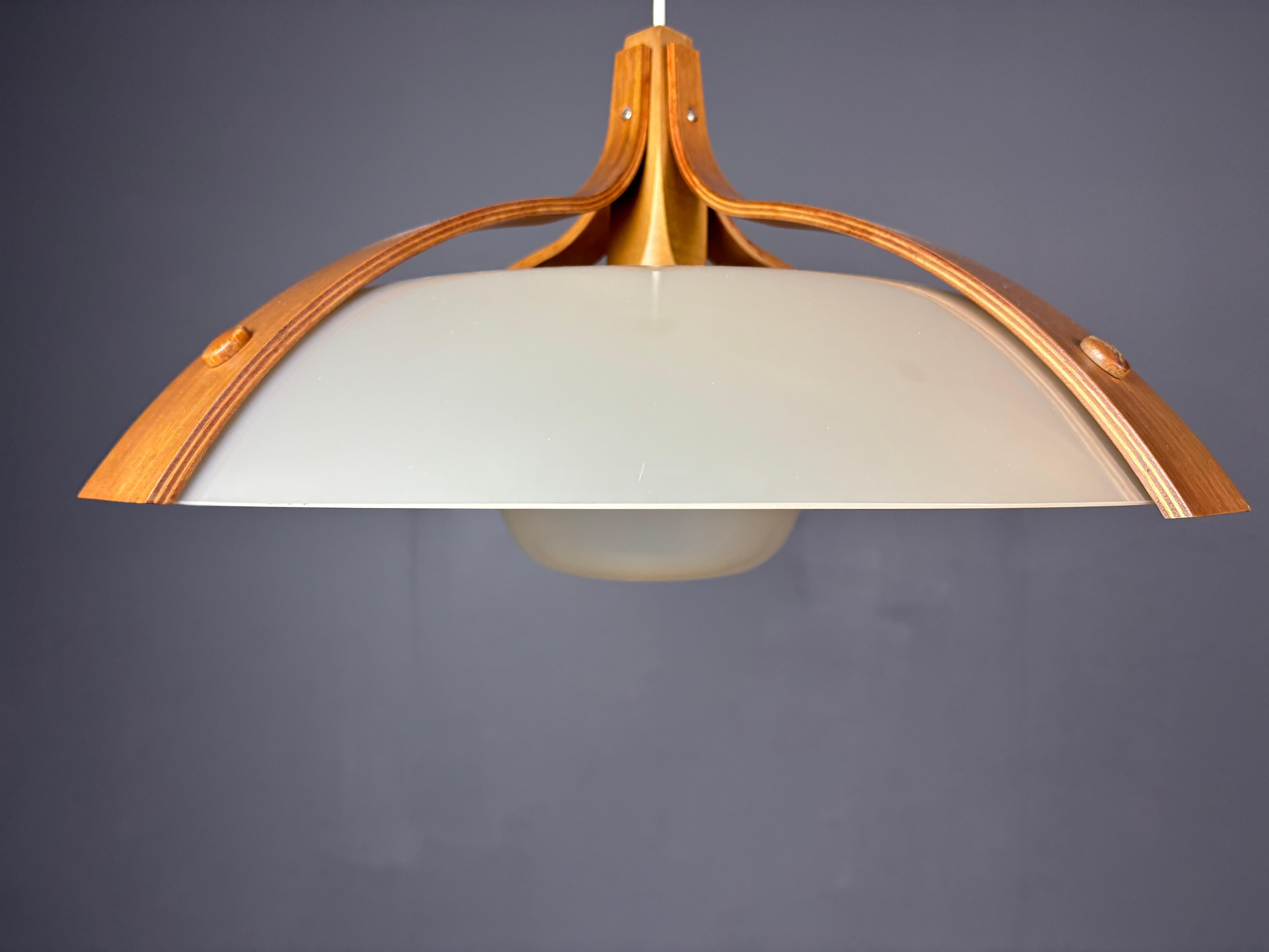 Mid-Century Modern Paire de pendentifs en nid d'abeille de l'ère spatiale du milieu du siècle dernier, modèle 328, de la marque Temde. en vente