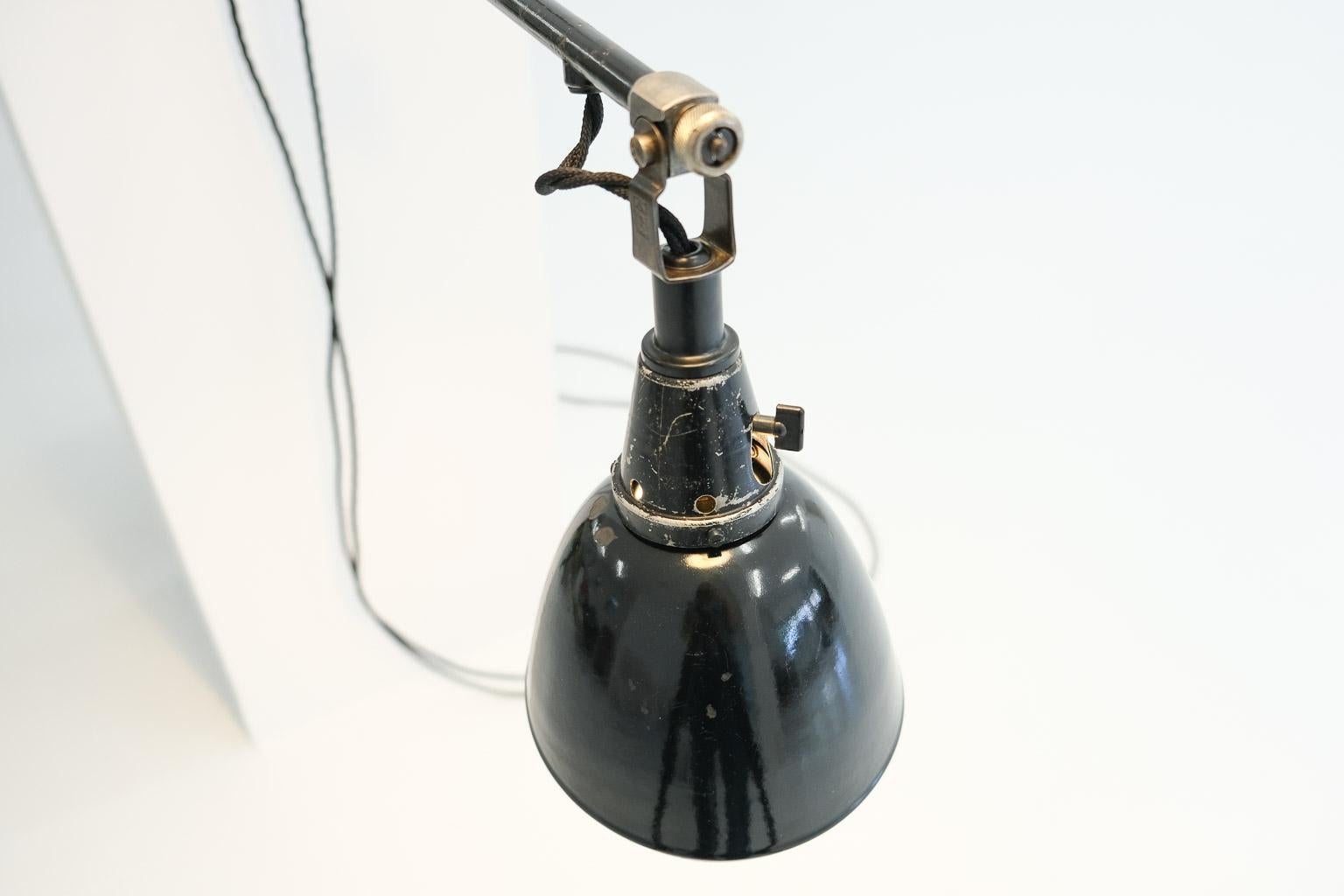 Pair Midgard Scissor Lamp Modell 110 by Curt Fischer for Auma Industriewerke 2