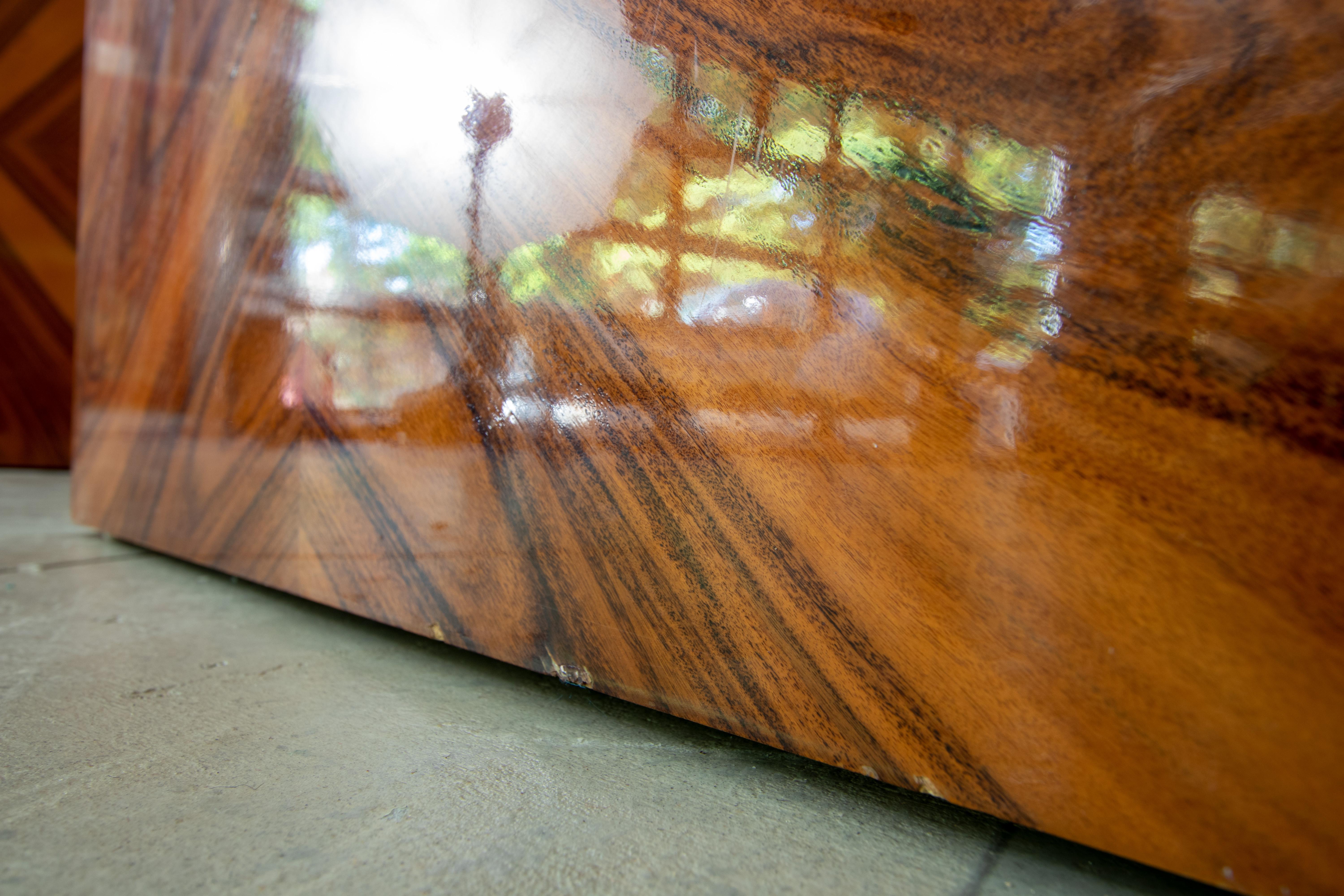 Pair Milo Baughman for Thayer Coggin Exotic Rosewood Veneer Pedestal Side Tables 4