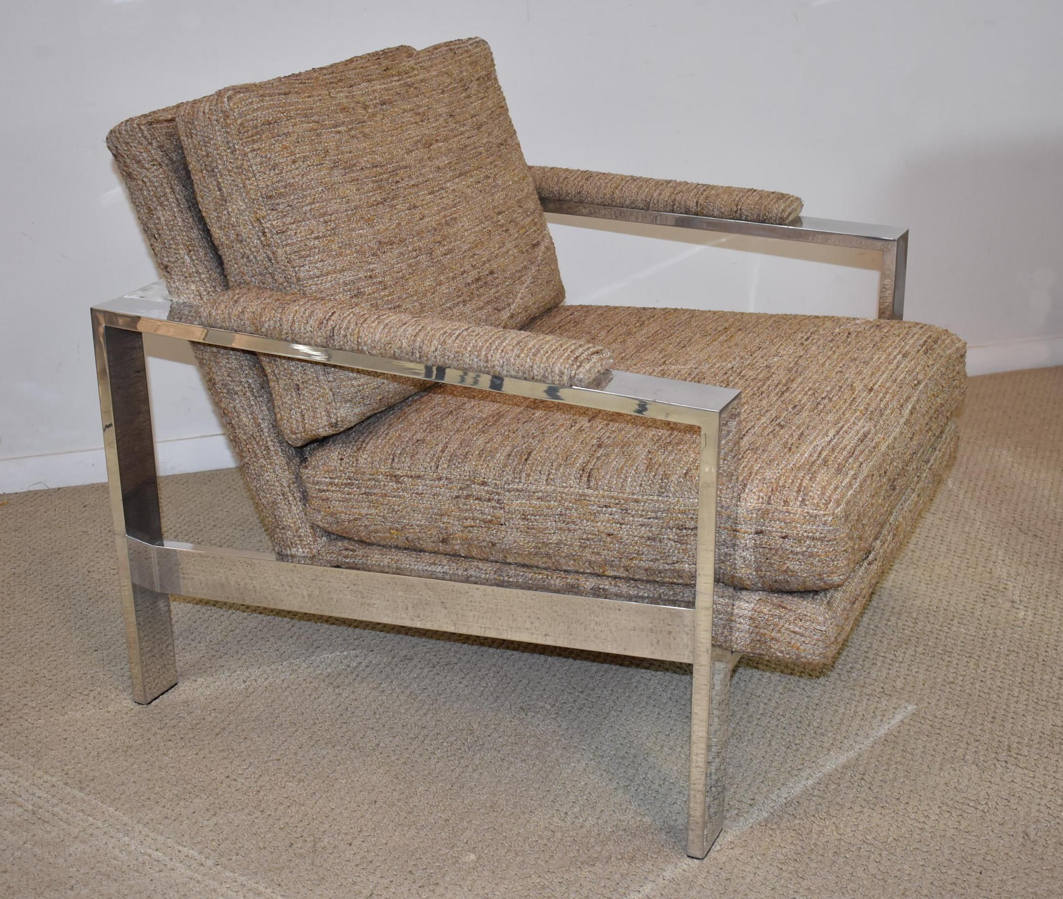 milo baughman style chair