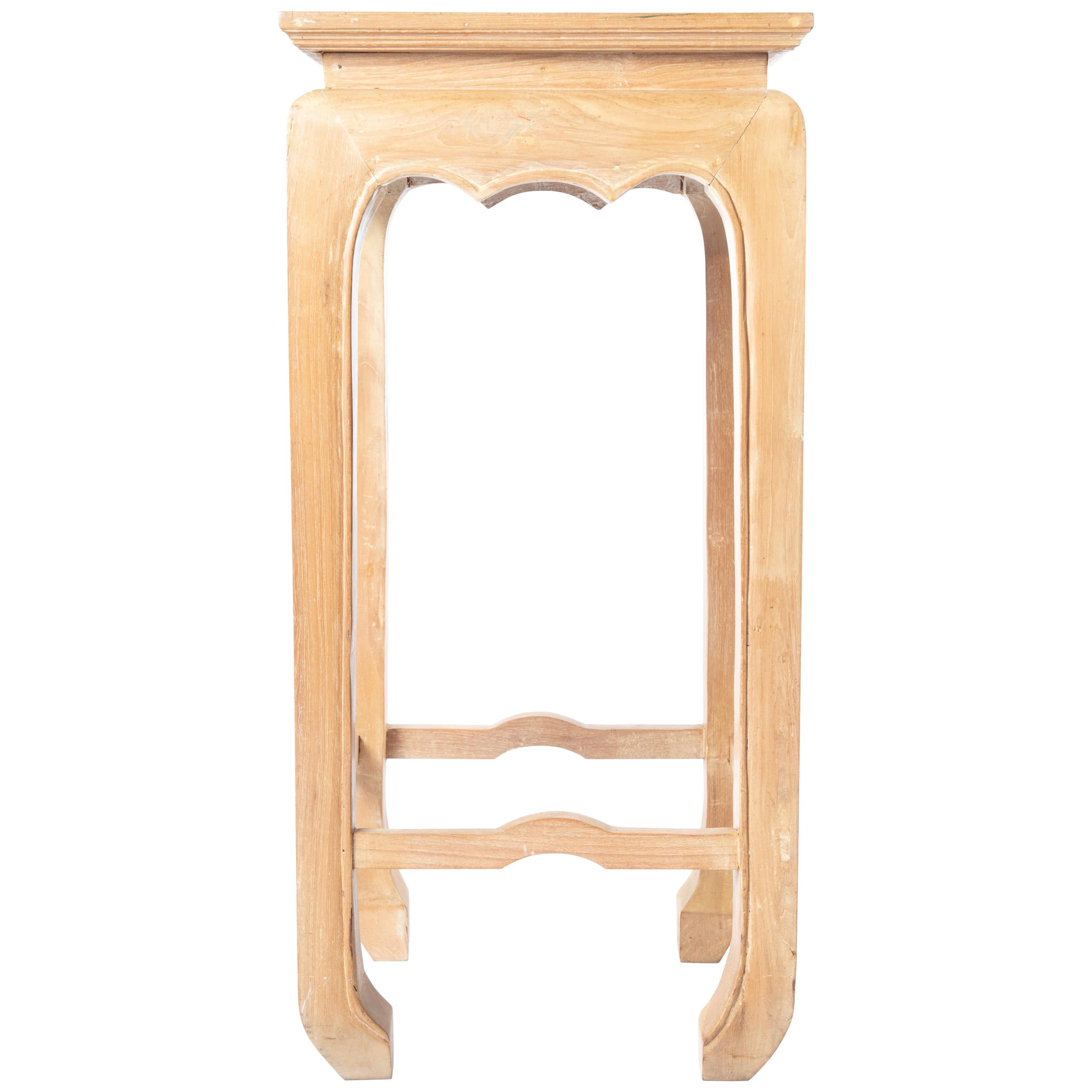 Pair Ming Style Pedestal Tables