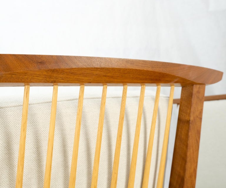 Pair Mira Nakashima Conoid Lounge Chairs After Nakashima, 2000