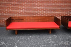 Pair Modern Rosewood Paul Cardovius Sofas for France & Son