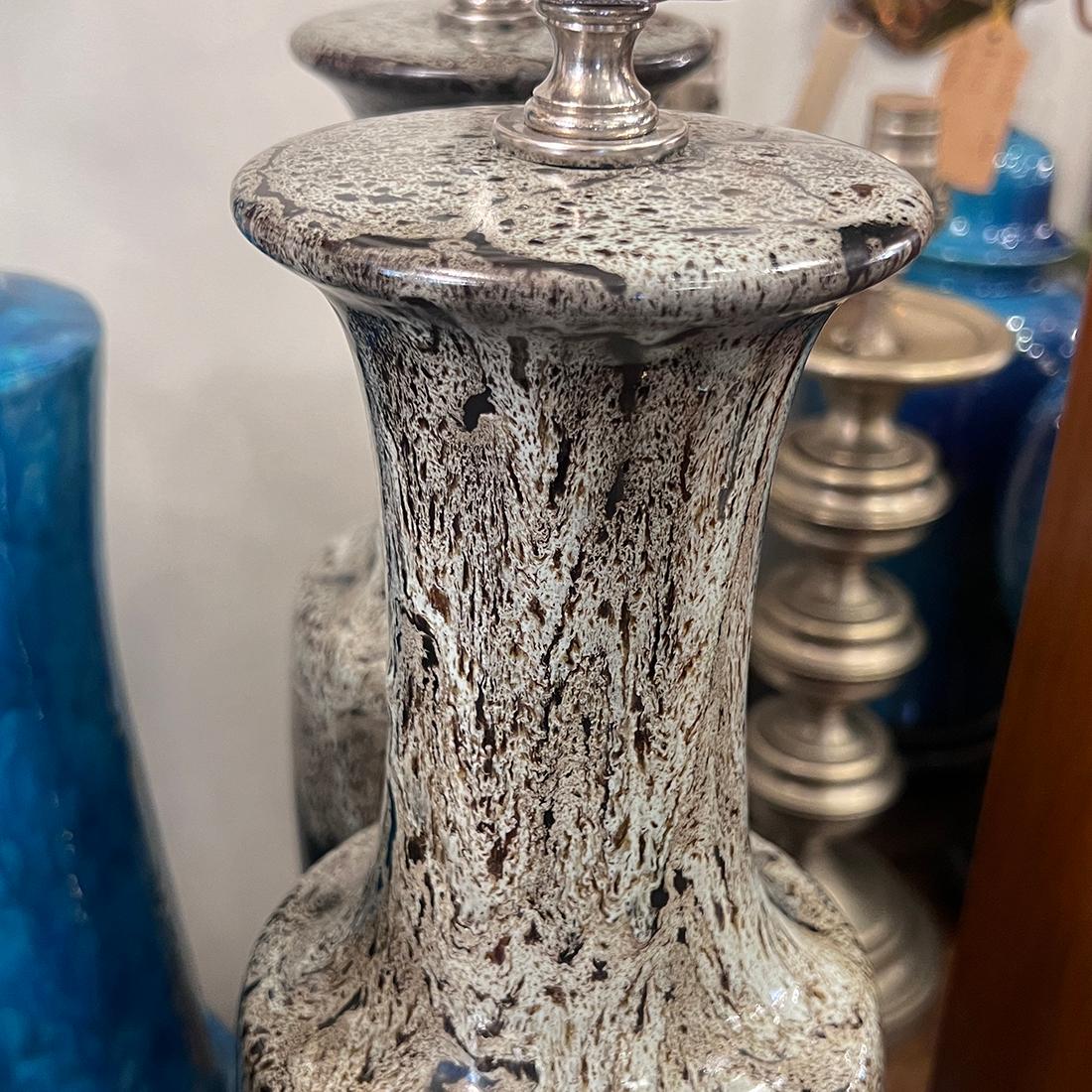 Pareja de Lámparas de Sobremesa de Porcelana Moderna Francés en venta