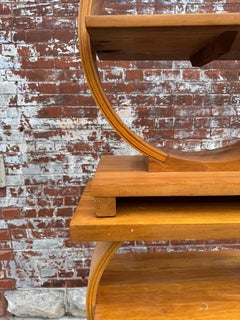 Paire de tables modernes "full circle" de Gilbert Rhode/Brown Saltman