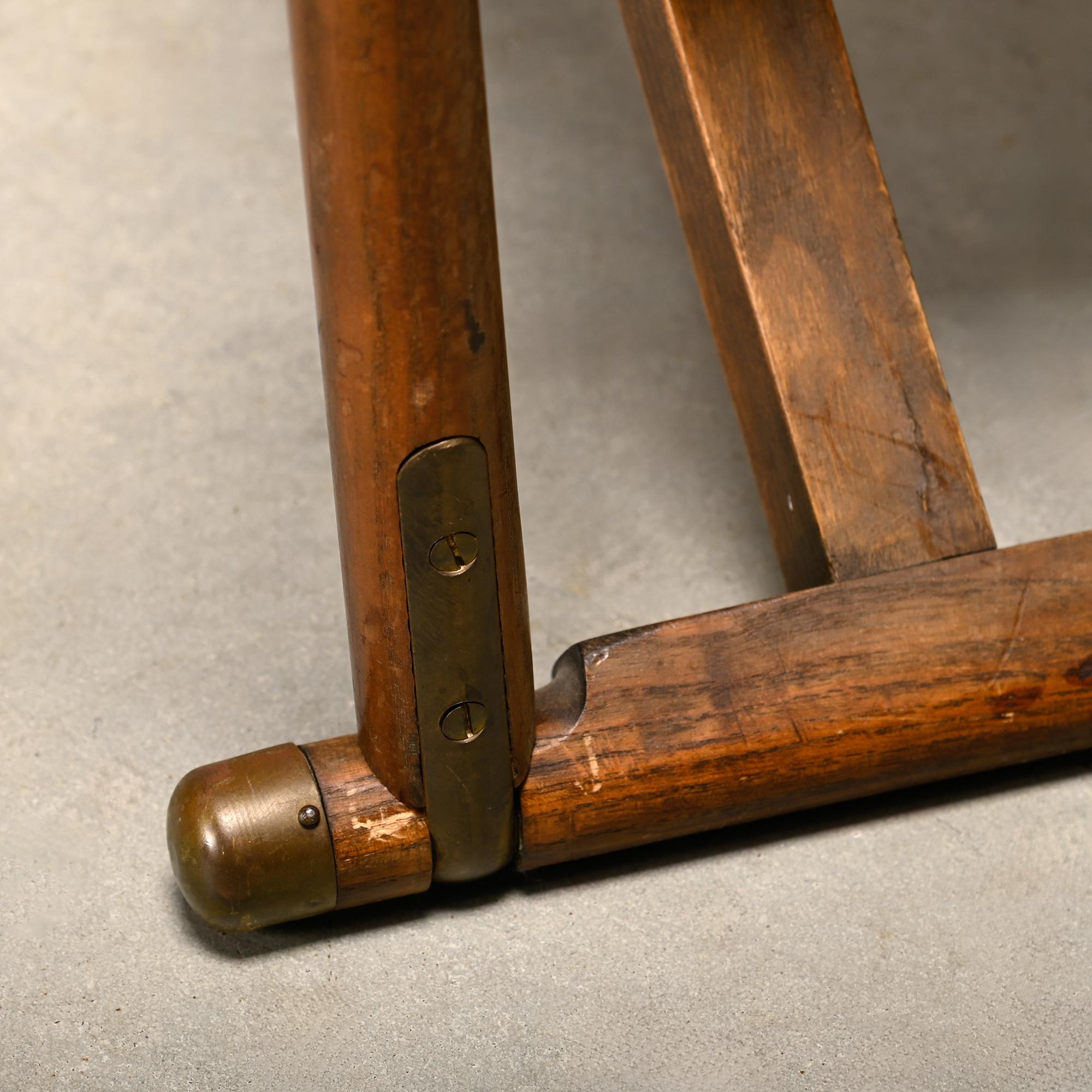 Paire de chaises pliantes Mogens Koch MK-16 en Oak Wood avec cuir rouge pour Valmazan en vente 5