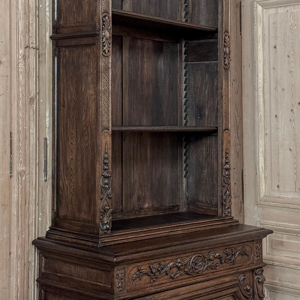 Pair of Monumental French 19th Century Louis XIV Style Bookcases ~ Bibliotheques For Sale 4