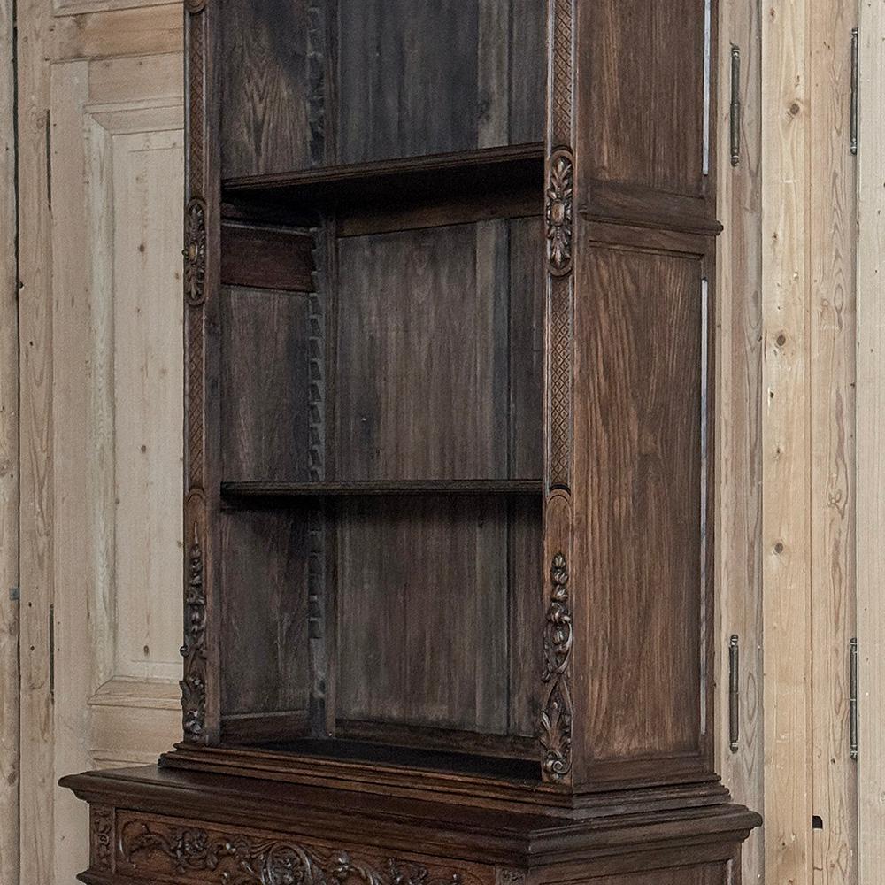 Pair of Monumental French 19th Century Louis XIV Style Bookcases ~ Bibliotheques For Sale 7