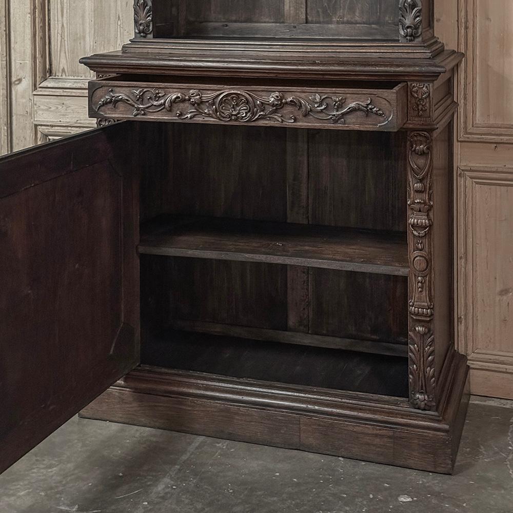 Pair of Monumental French 19th Century Louis XIV Style Bookcases ~ Bibliotheques For Sale 14