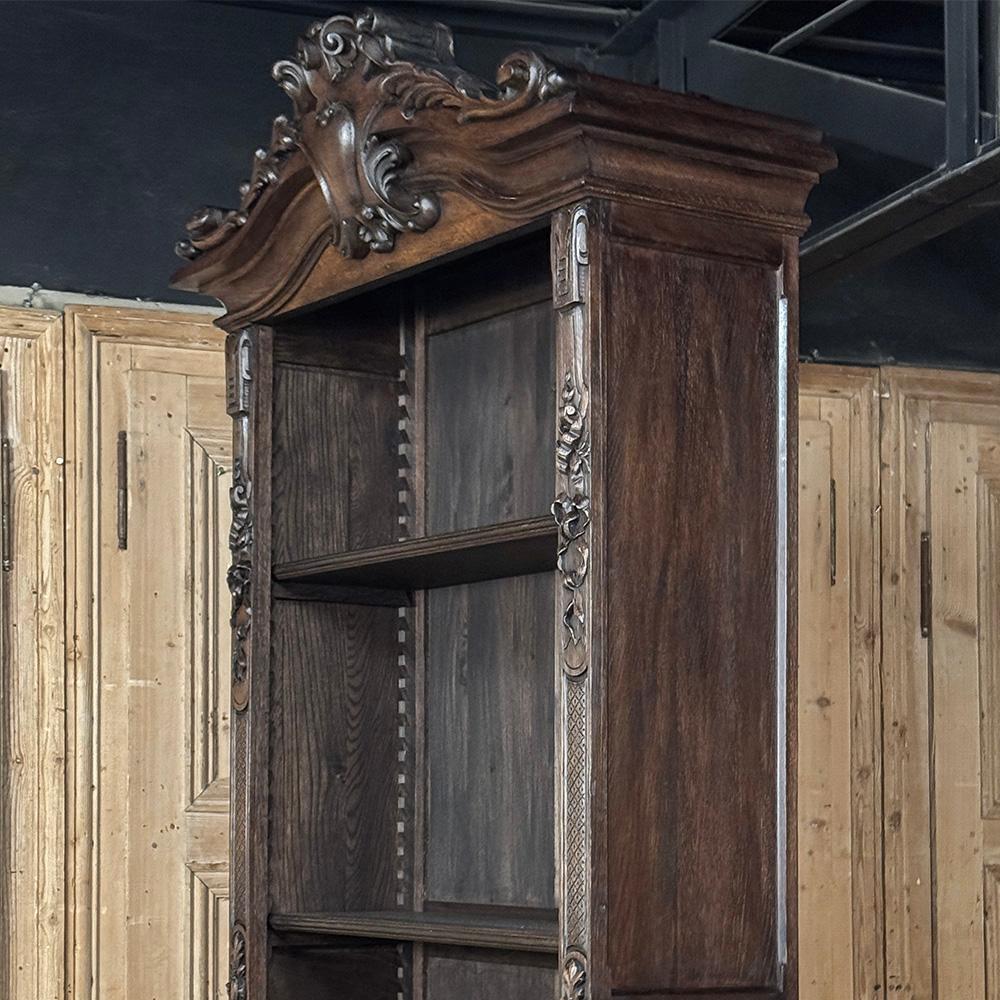 Pair of Monumental French 19th Century Louis XIV Style Bookcases ~ Bibliotheques For Sale 1