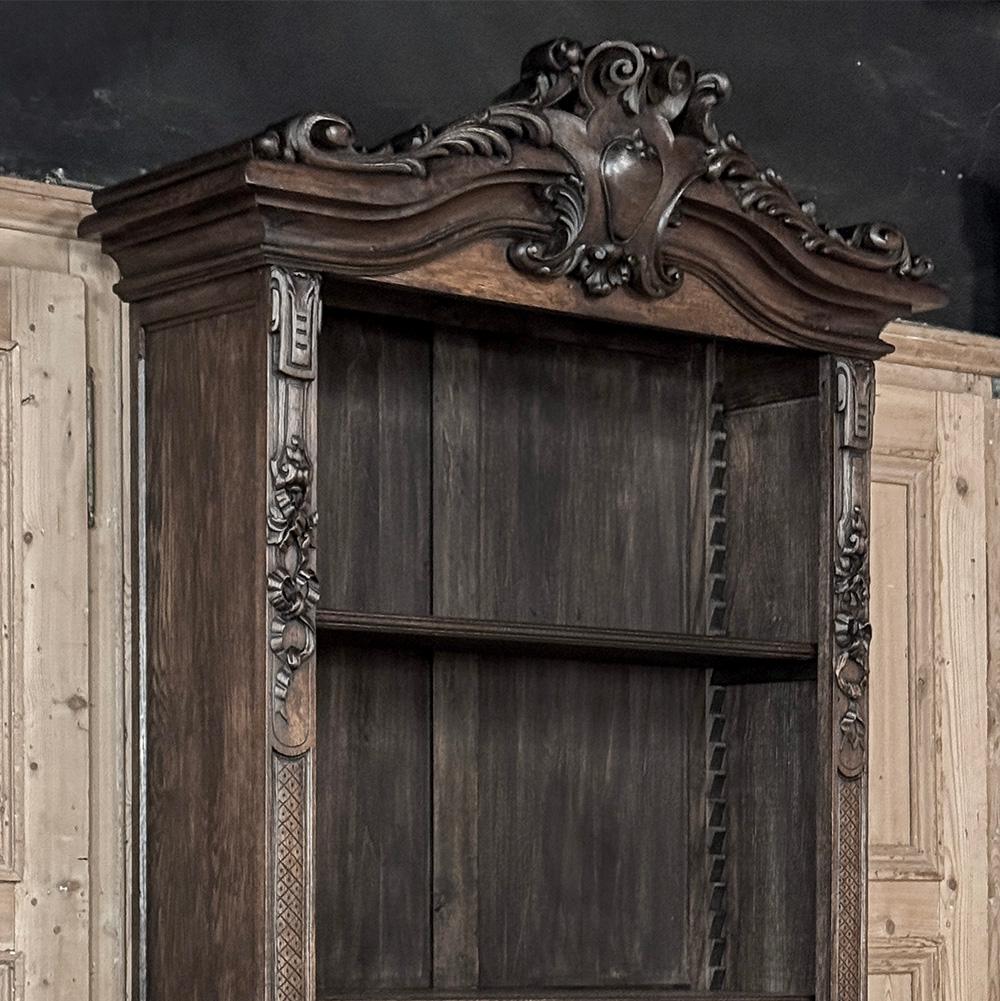 Pair of Monumental French 19th Century Louis XIV Style Bookcases ~ Bibliotheques For Sale 3