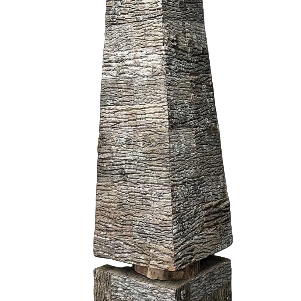 Pair Monumental Raleigh Adams Artisanal Obelisks 96