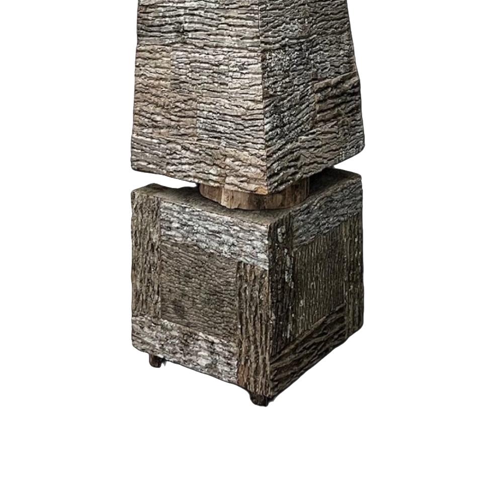 Contemporary Pair Monumental Raleigh Adams Artisanal Obelisks 96