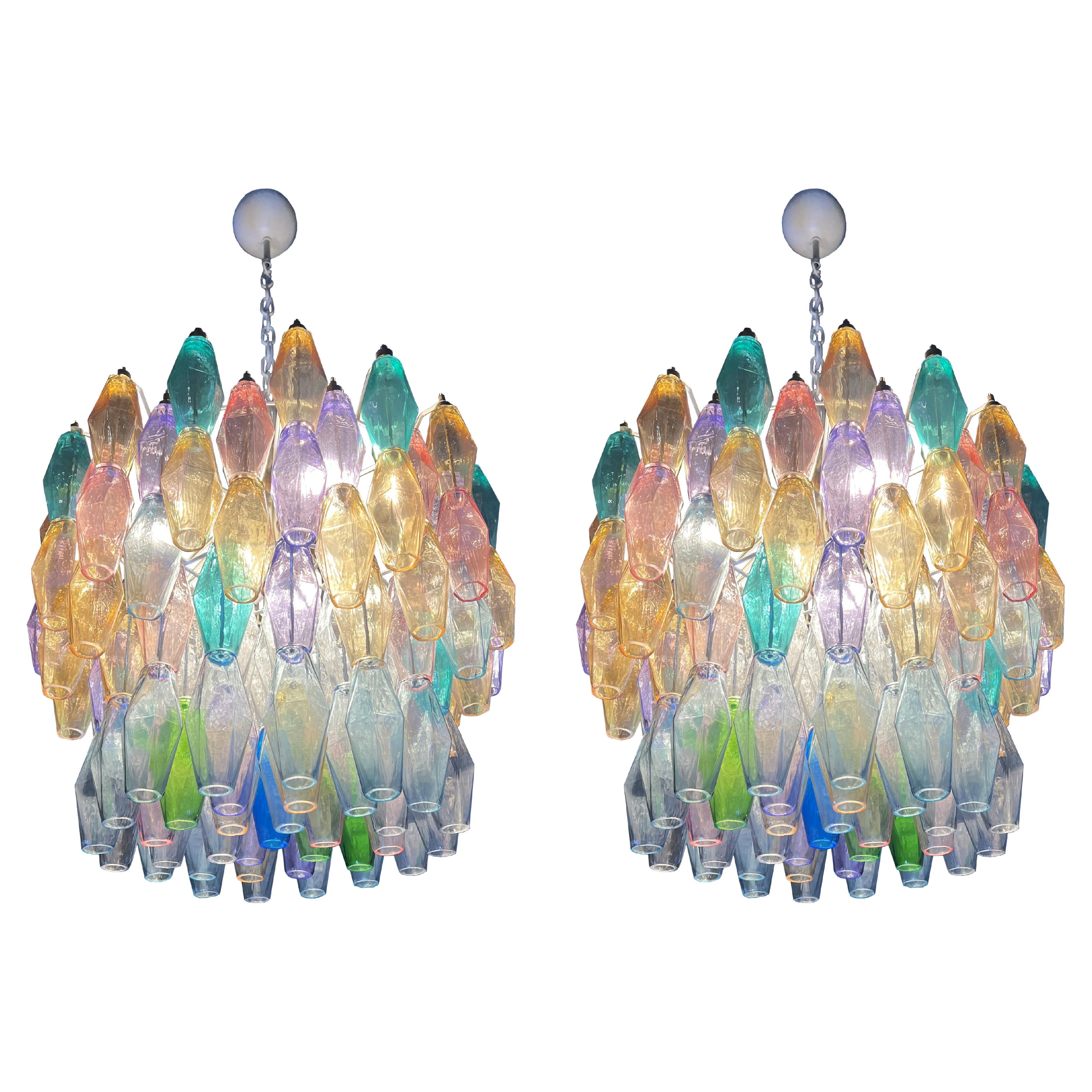 Massive Multi Colored Murano Glass Chandelier at 1stDibs