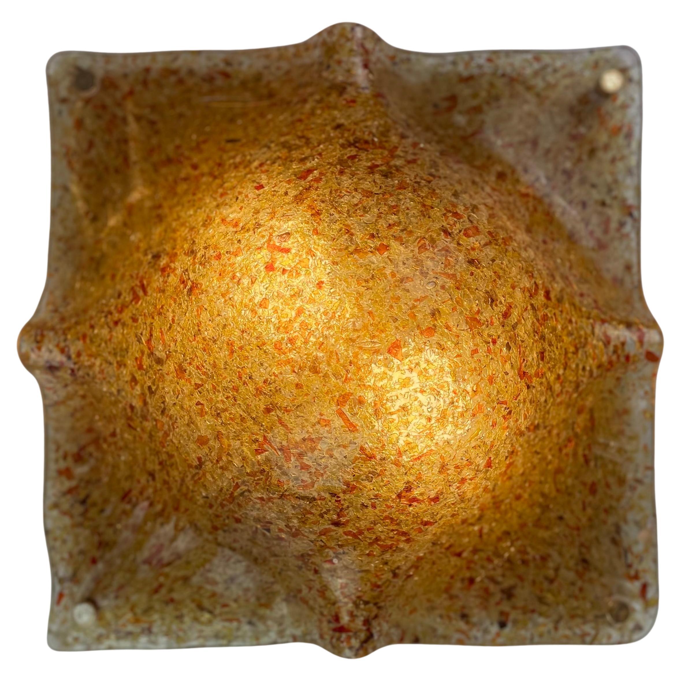 Paire de plafonniers ou appliques de Murano, 1970 en vente