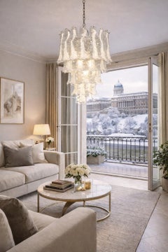 Pair Murano Chandeliers
