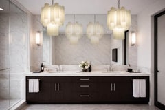 Coppia di lampadari di Murano