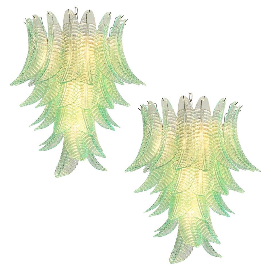Pair Murano Chandeliers For Sale