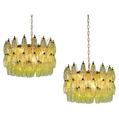 Pair Murano Chandeliers