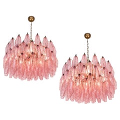 Pair Murano Chandeliers