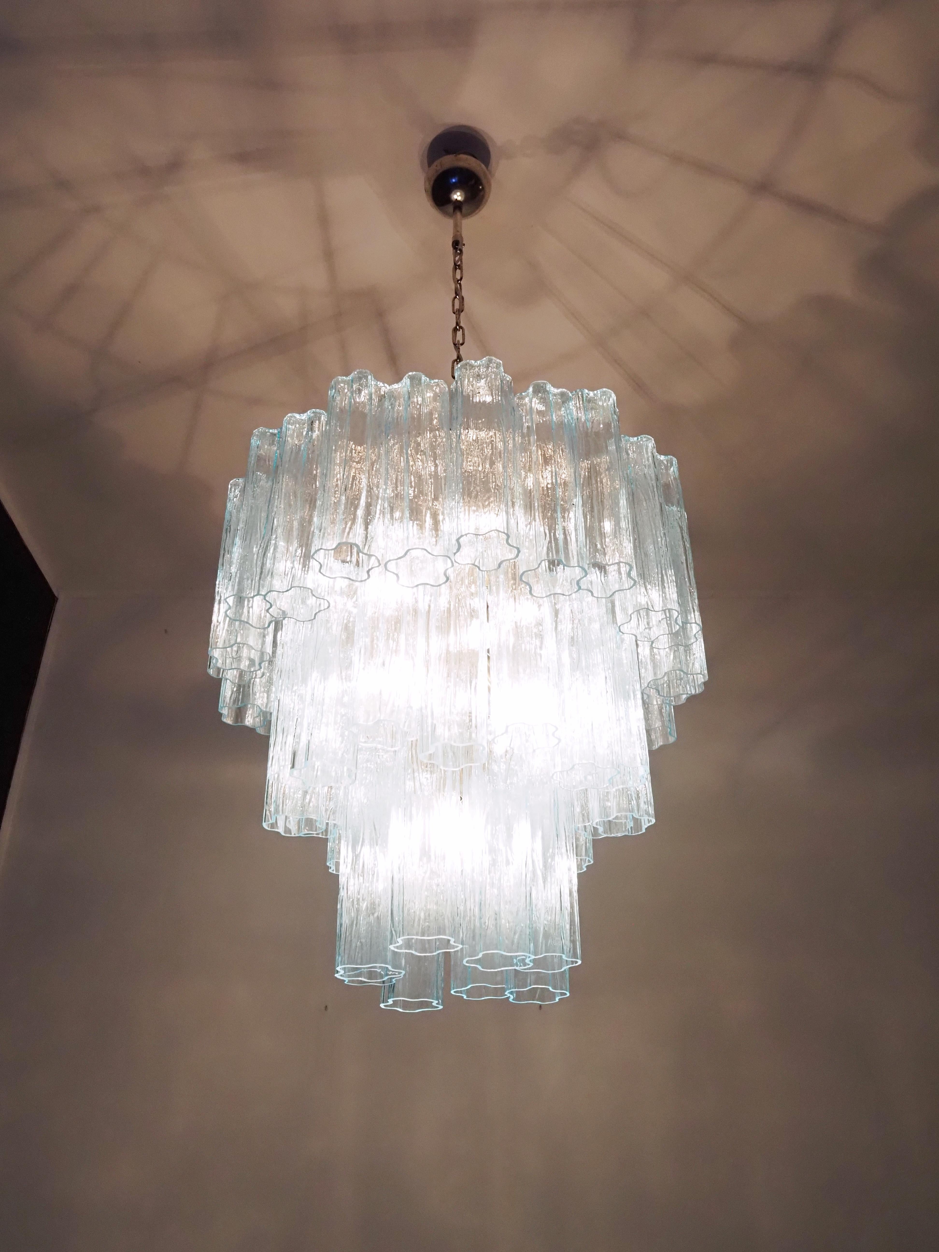 Pareja de lámparas de cristal de Murano en venta 3