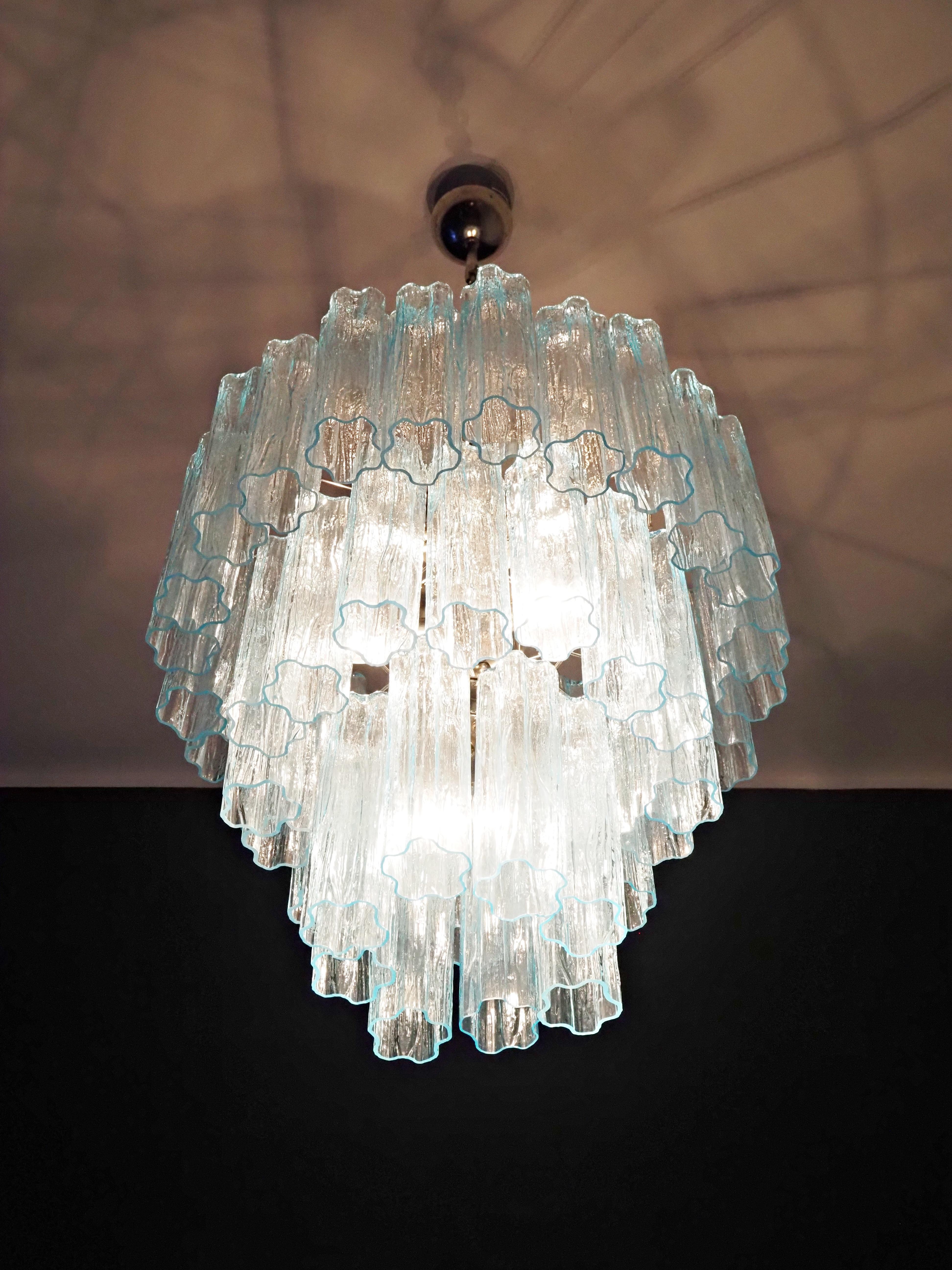 Pareja de lámparas de cristal de Murano en venta 4