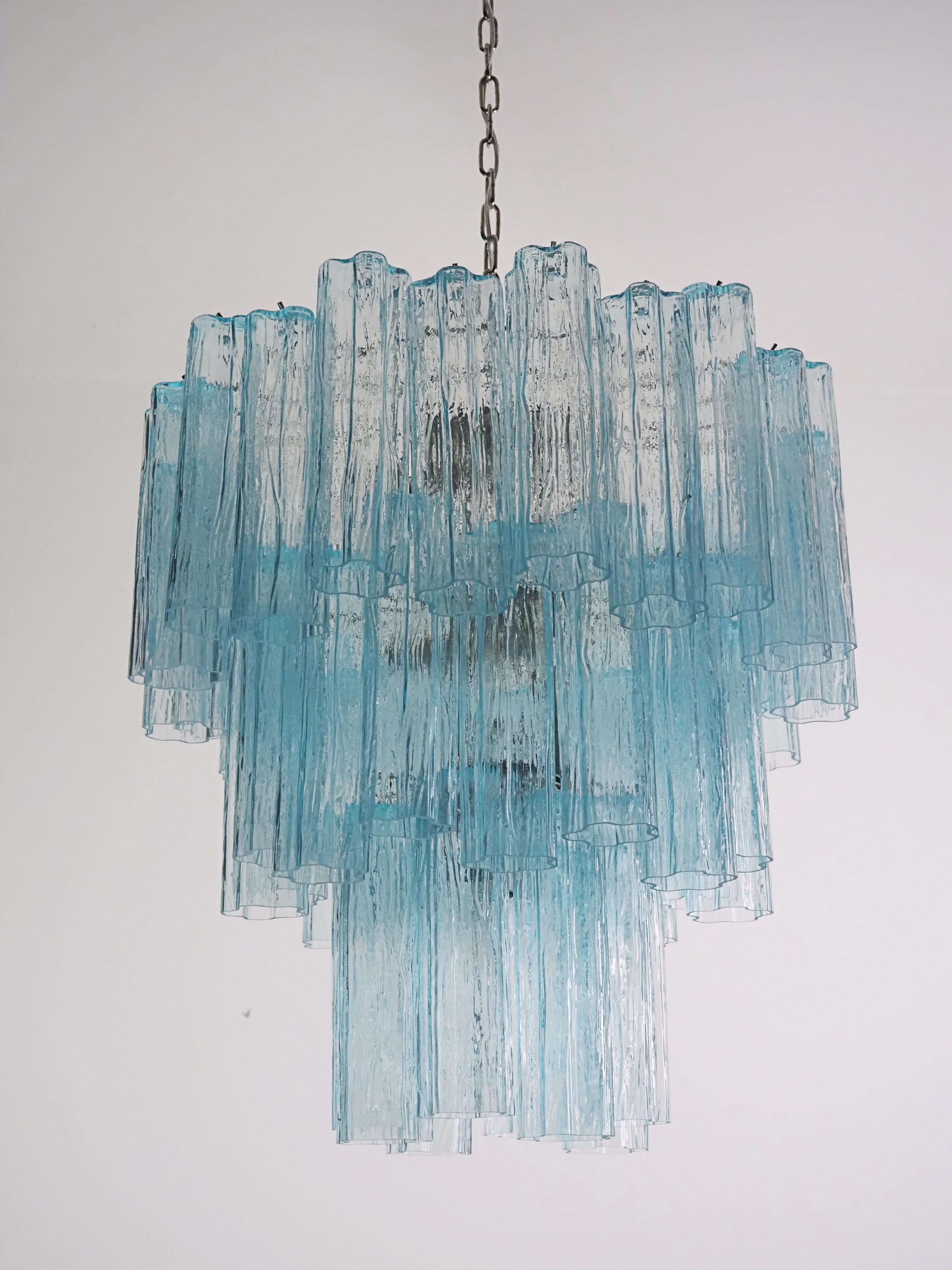 Pareja de lámparas de cristal de Murano en venta 6