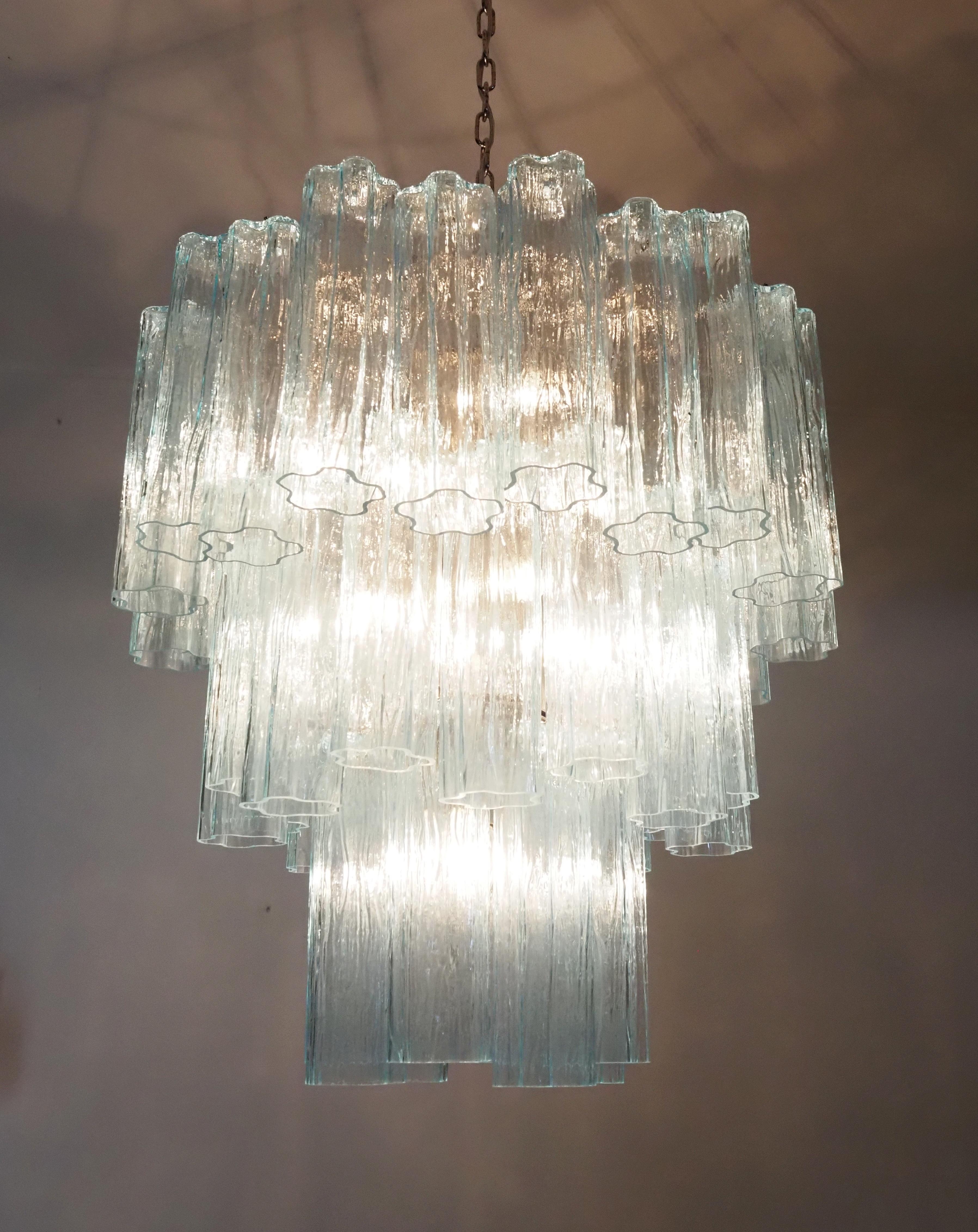 Pareja de lámparas de cristal de Murano en venta 2