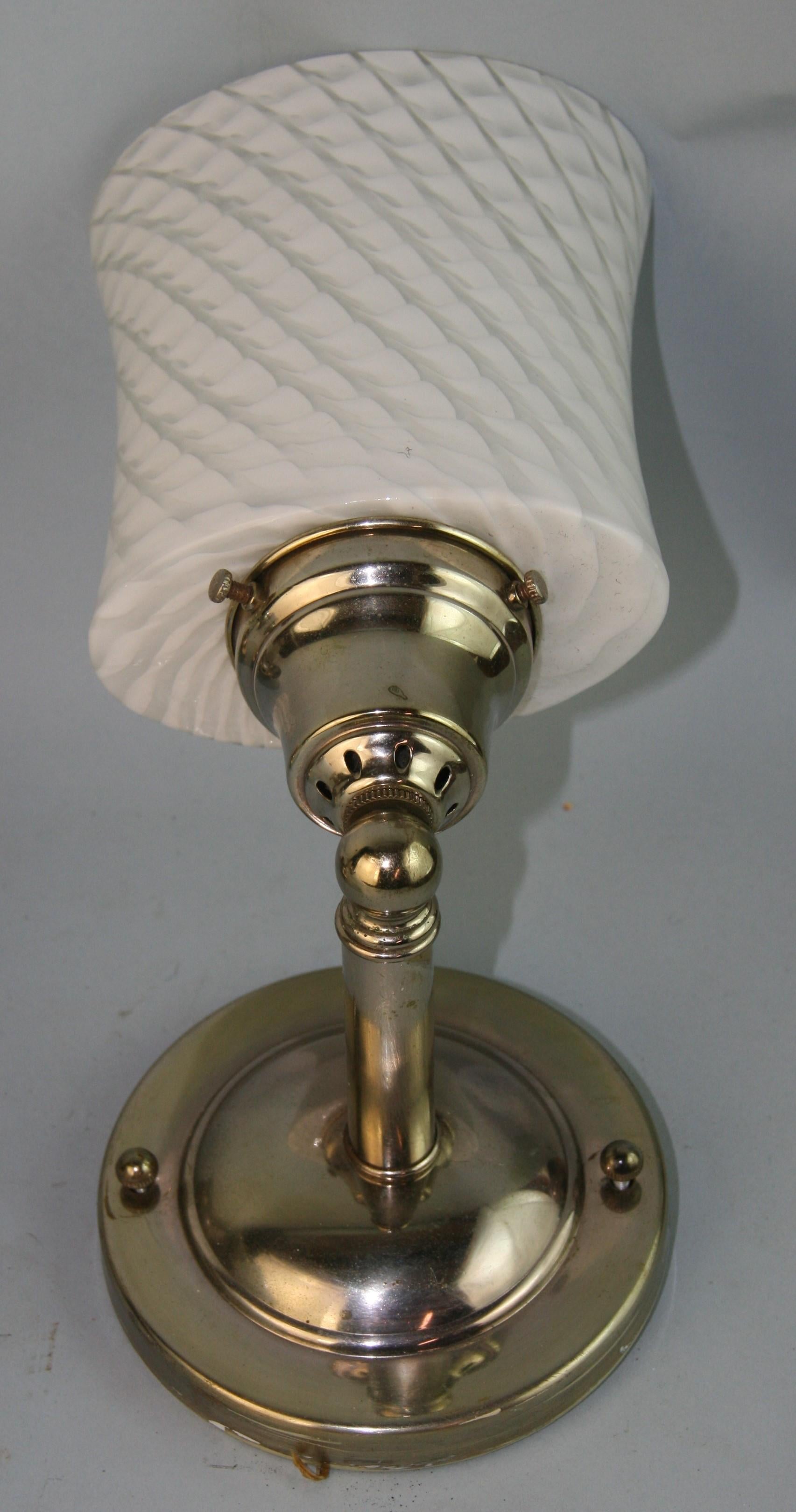 Pair Murano Glass Sconces For Sale 1