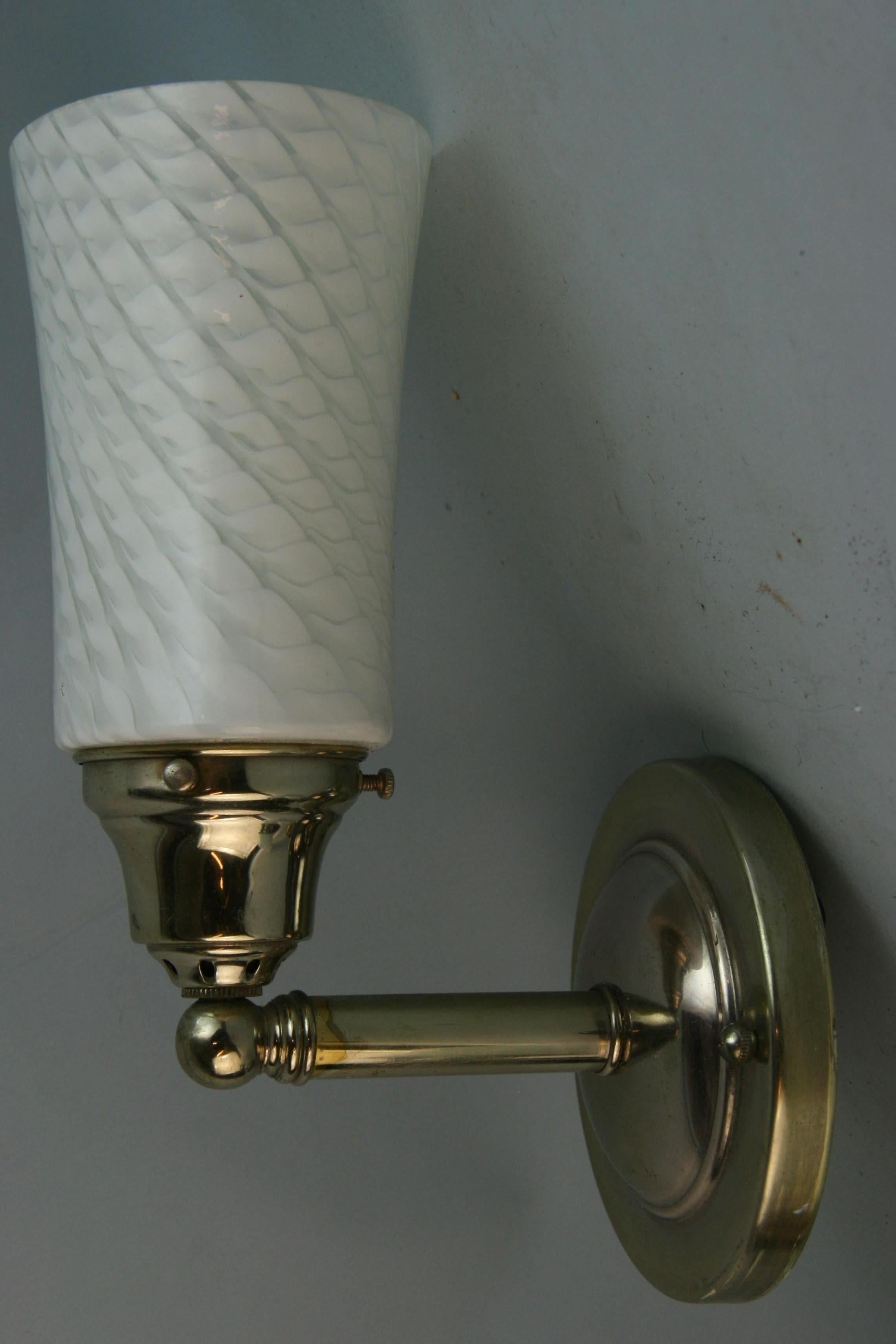 Pair Murano Glass Sconces For Sale 3