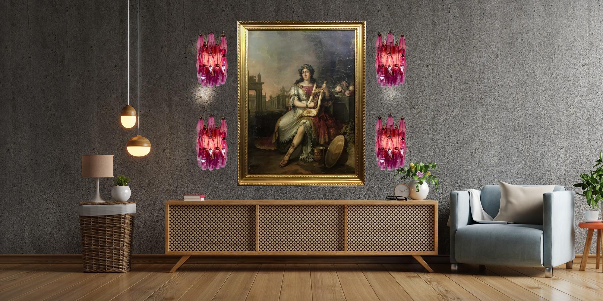 Pair Murano Sconces For Sale 3