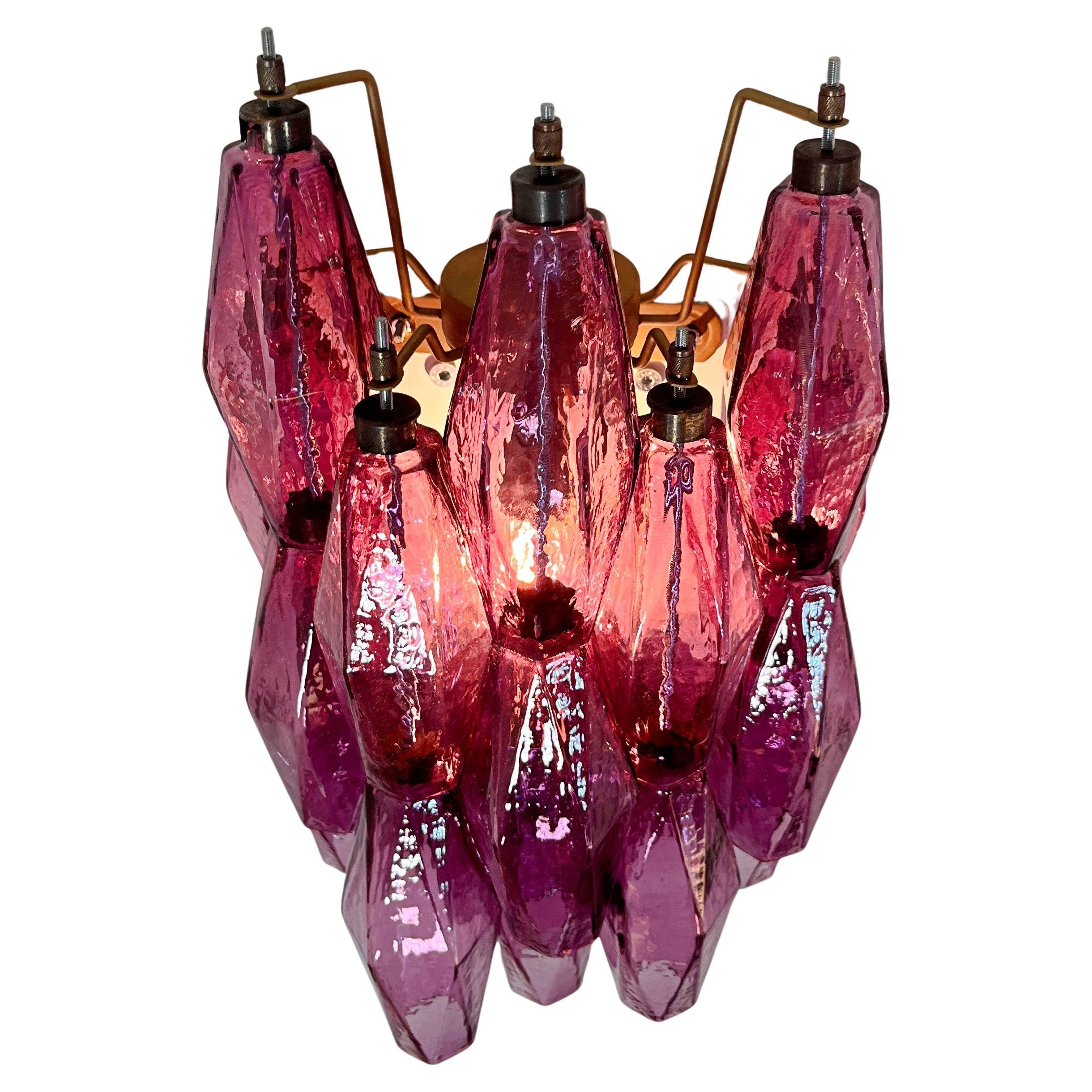 Italian Pair Murano Sconces For Sale